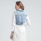 Denim Wrap Vest