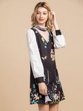 DIANNE V-neck floral mini dress