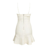 Dorothy mini dress in ivory beige-Primetime Looks