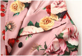 Double Breasted Blossom Overcoat