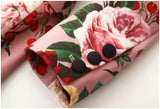 Double Breasted Blossom Overcoat