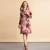 Double Breasted Blossom Overcoat