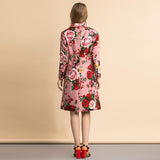 Double Breasted Blossom Overcoat
