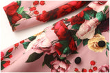 Double Breasted Blossom Overcoat