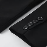 Double-breasted Buckled Blazer in Colors