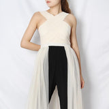 Primetime Looks-Elegant Mesh Jumpsuit