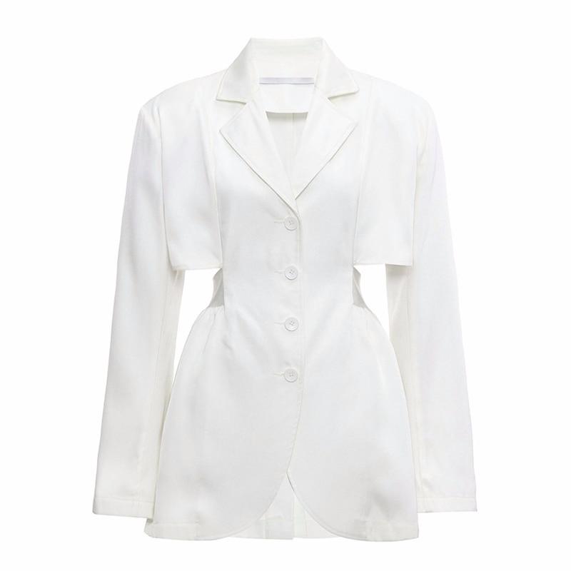 Primetime Looks-Elegant notched lapel blazer in colors