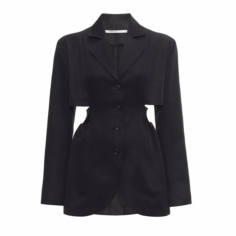 Primetime Looks-Elegant notched lapel blazer in colors