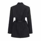 Primetime Looks-Elegant notched lapel blazer in colors