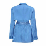 Primetime Looks-Elegant notched lapel blazer in colors