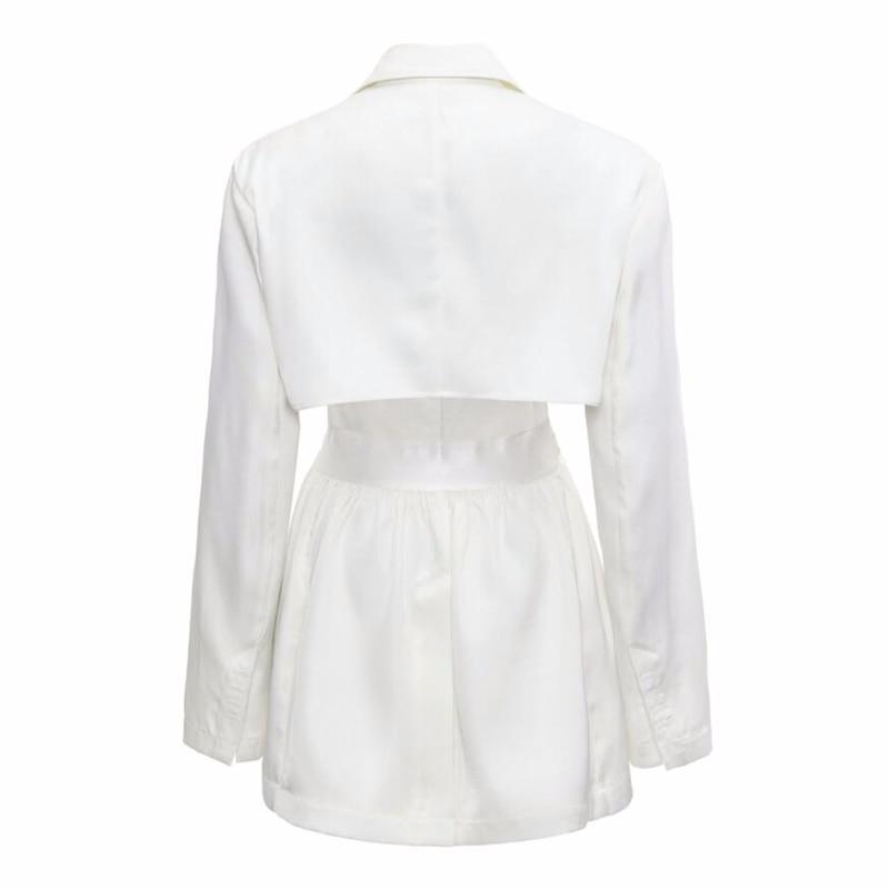 Primetime Looks-Elegant notched lapel blazer in colors