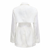 Primetime Looks-Elegant notched lapel blazer in colors