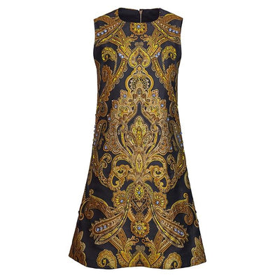 ELINA Luxe Vintage Mini Dress