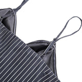 Embellished Bow Stripes Cami Top