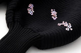 Embellished Puffed Sleeve Cardigan