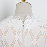 Primetime Looks-Embroidery Lace Pocket Shorts in Set
