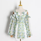 EMMA romantic off-shoulder mini dress