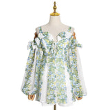 EMMA romantic off-shoulder mini dress