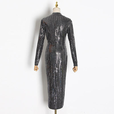 ESME Deep V-neck Party Dress