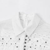 Primetime Looks-Eyelet wide-leg jumpsuit