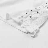 Primetime Looks-Eyelet wide-leg jumpsuit