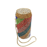 FANCY CAN embellished clutch