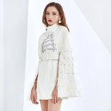 Fashion military featherly dress