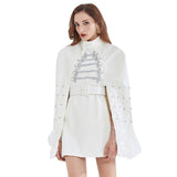 Fashion military featherly dress