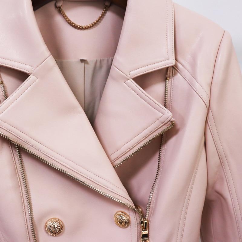 Faux Leather Motorcycle Jacket in colors