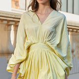 FIONA Draped Maxi Dress-Dresses-Primetime-Looks