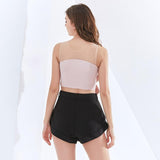 Fitted Crop Top with Bow Detail in colors