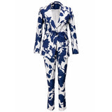 Flora Print Suit and Pants Set-set-Primetime-Looks