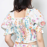 Floral Blooms Top & Maxi Skirt Set