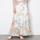 Floral Blooms Top & Maxi Skirt Set