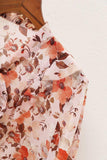 Floral Silk Bowknot blouse