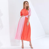 FREA Cut-out Waist Midi Dress in colors