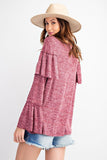 Fun and Frilly Loose Top