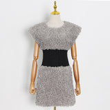 Furry Mini Dress