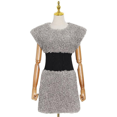 Furry Mini Dress