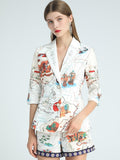 Globe Trotter Jacket and Shorts Set-set-Primetime-Looks
