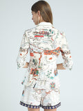 Globe Trotter Jacket and Shorts Set-set-Primetime-Looks