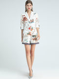 Globe Trotter Jacket and Shorts Set-set-Primetime-Looks