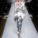 Primetime Looks-Graffiti pants suit
