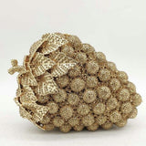 GRAPE embellished party purse