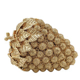 GRAPE embellished party purse