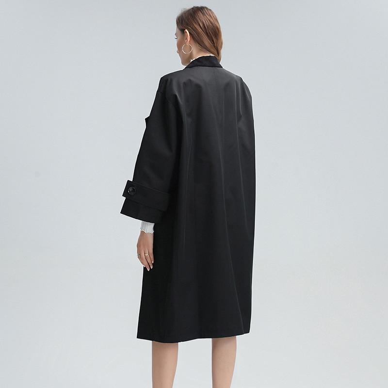 High-Neck Roomy Belted Coat in colors