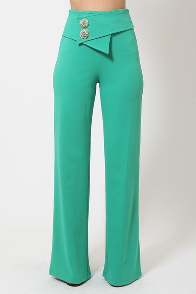 High Waist Wide Leg Pants