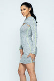 Primetime Looks-Hoodie And Tank Top Dress Set