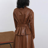 Primetime Looks-Jacket and skirt 2-piece set