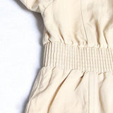 Primetime Looks-Jungle Jane turtleneck jacket and shorts in khaki beige